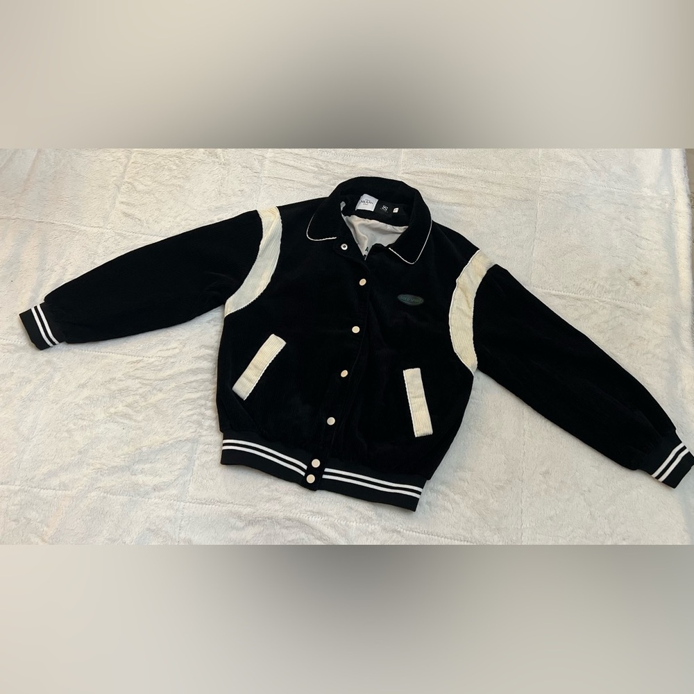 ✨ Rare! Disney Mulan “Live By Honor” Corduroy Varsity Bomber Jacket - Picture 2 of 11